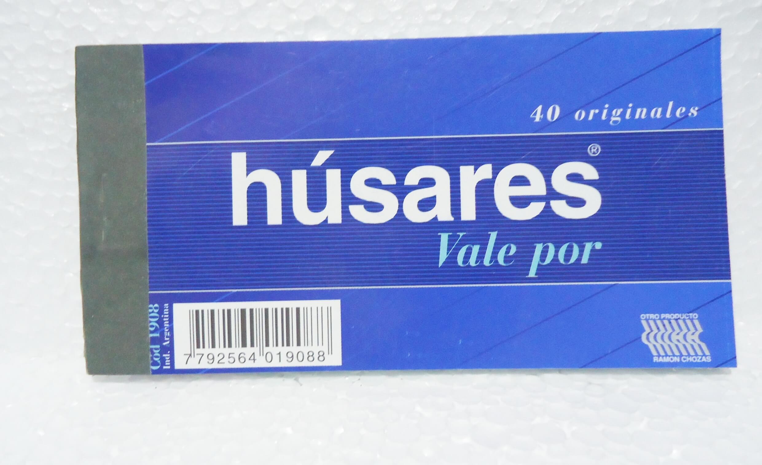 TALONARIO HUSARES VALE POR 1908