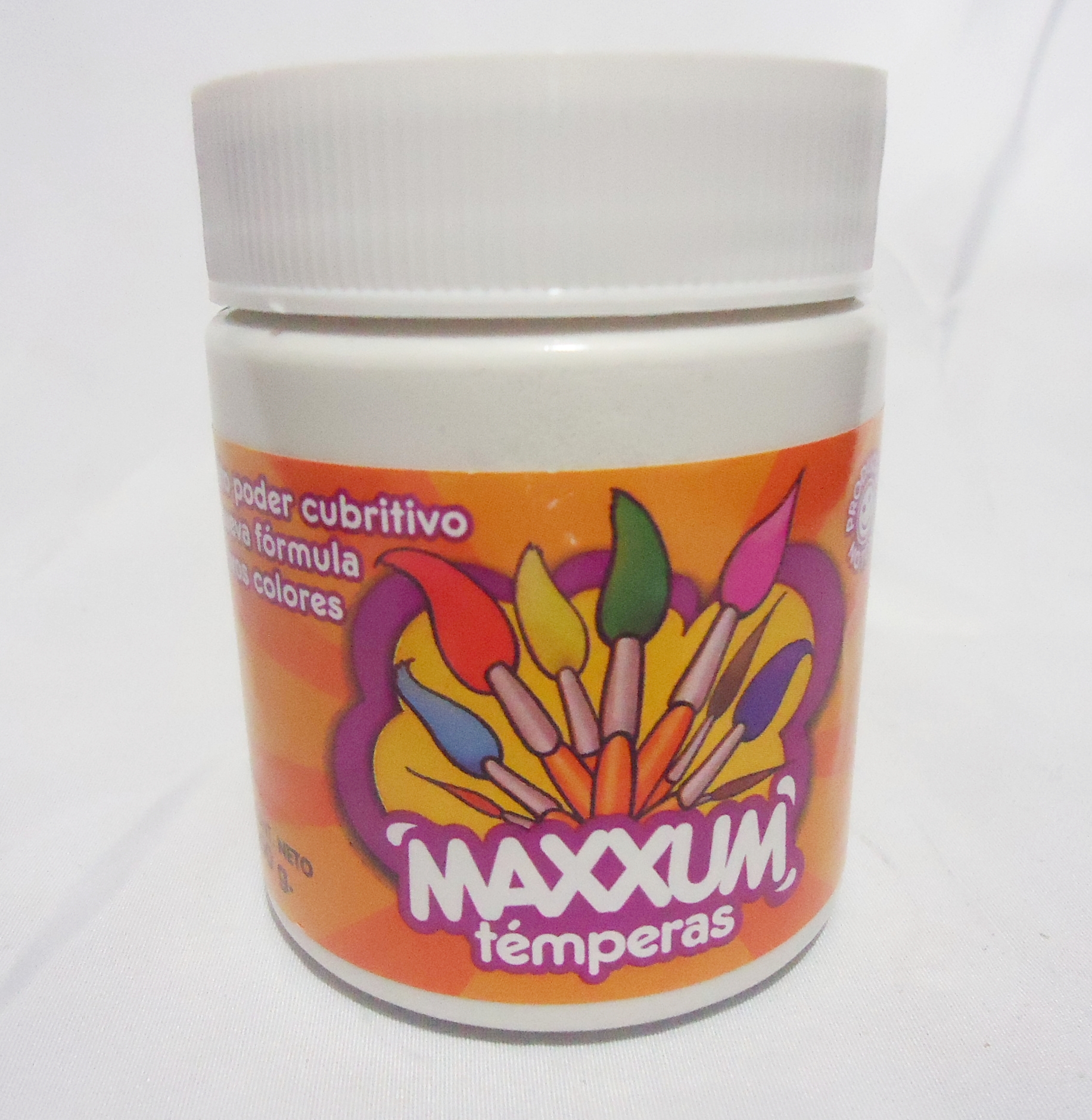 TEMPERA x250 gr  MAXXUM BLANCO