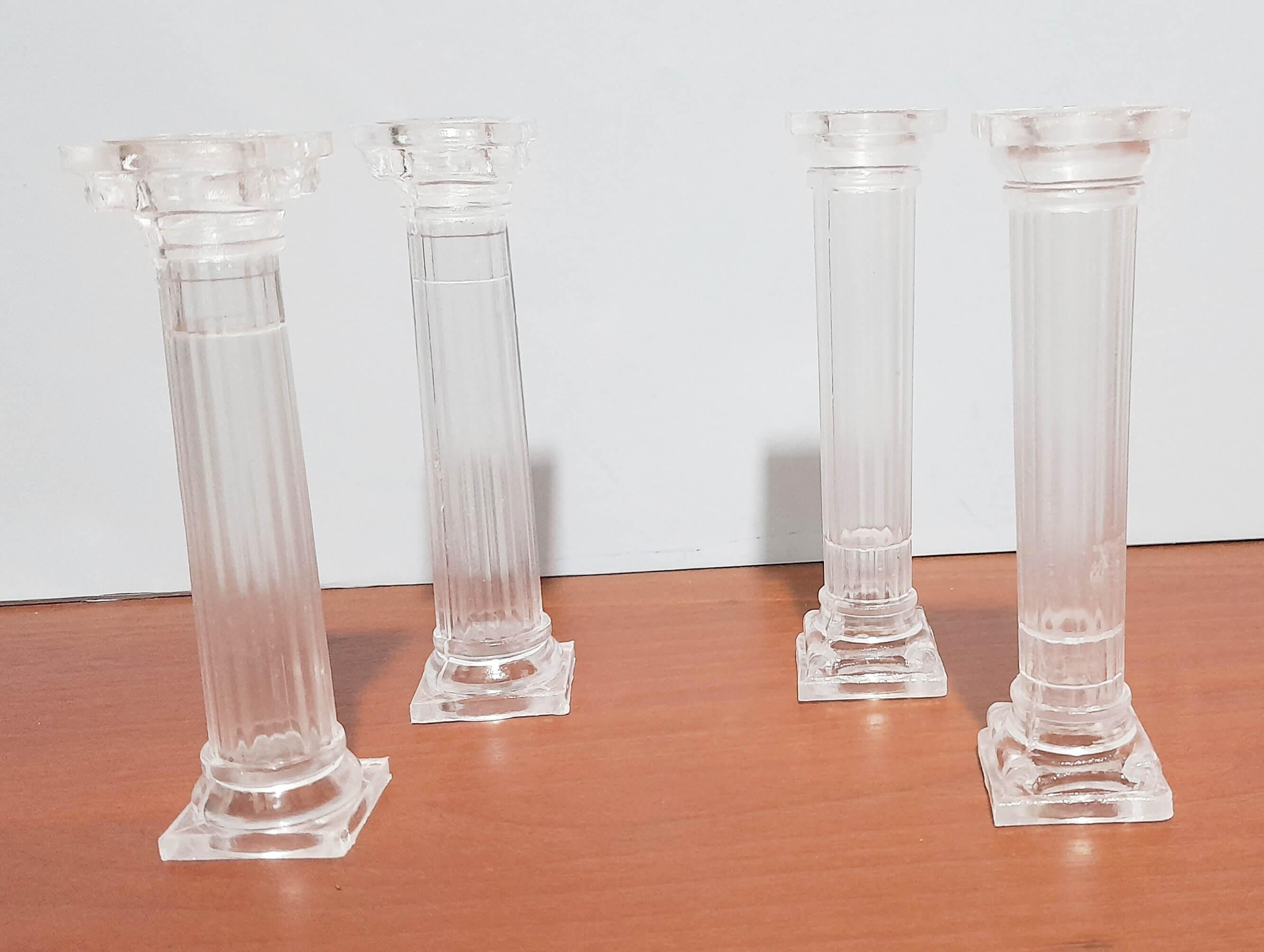 COLUMNA WILTON GRANDE 12cm CRISTAL X 4