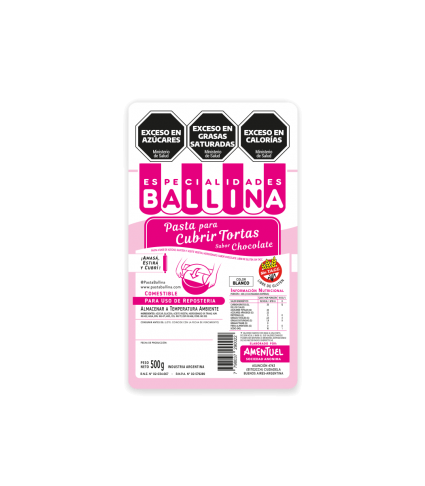 COBERTURA BALLINA x500 gr CHOCO