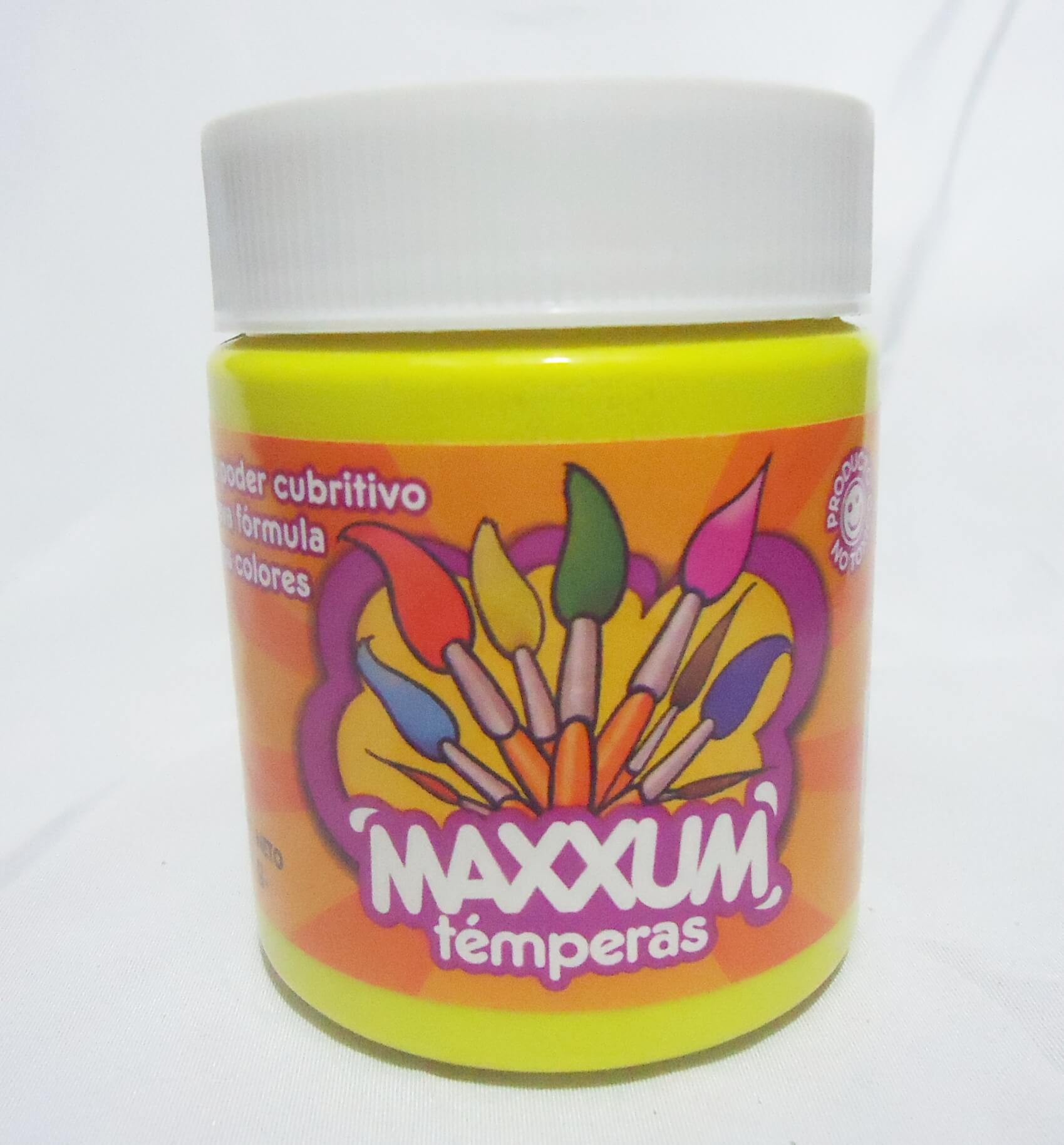 TEMPERA x250 gr  MAXXUM AMARILLO