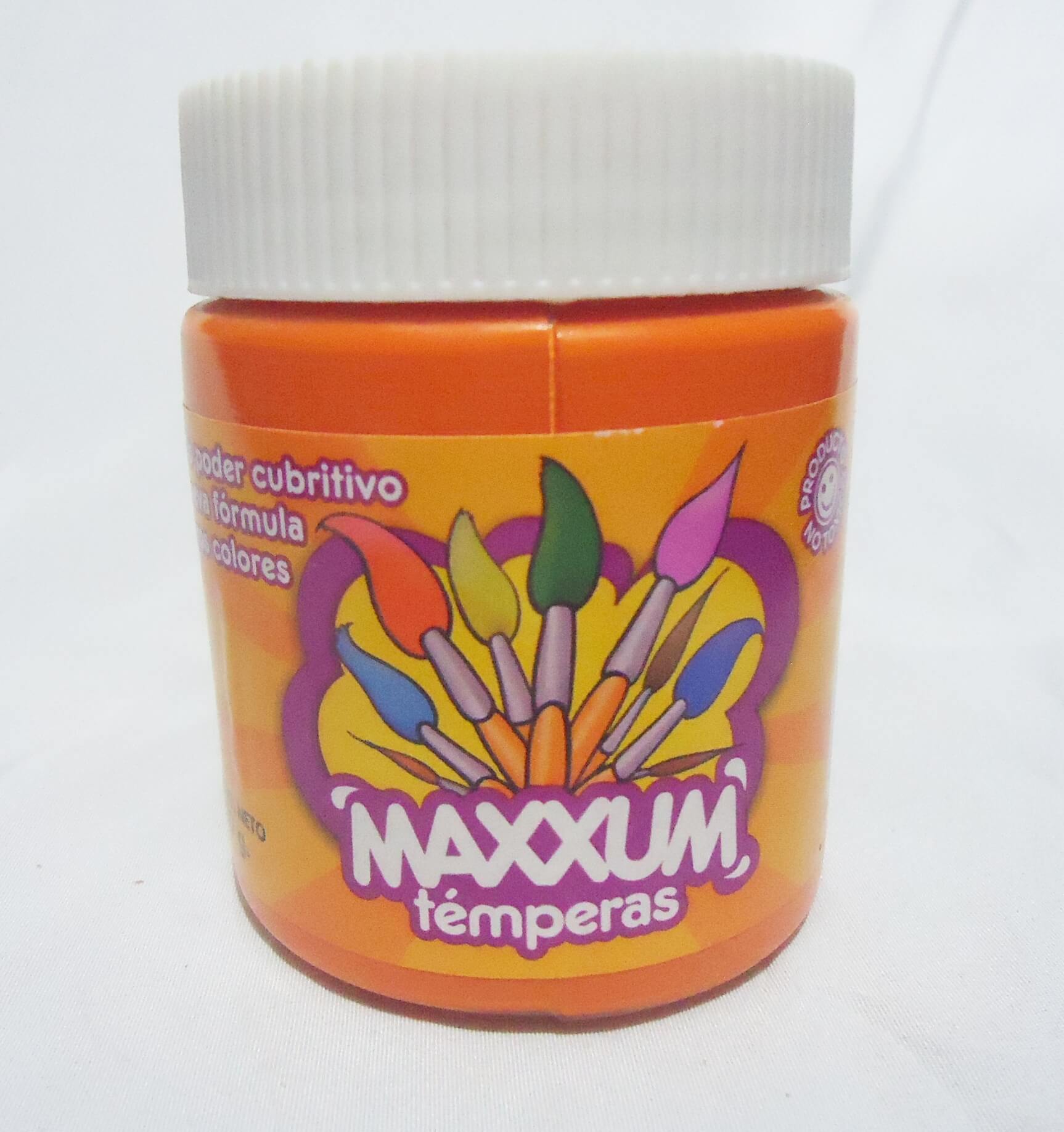 TEMPERA x250 gr  MAXXUM NARANJA