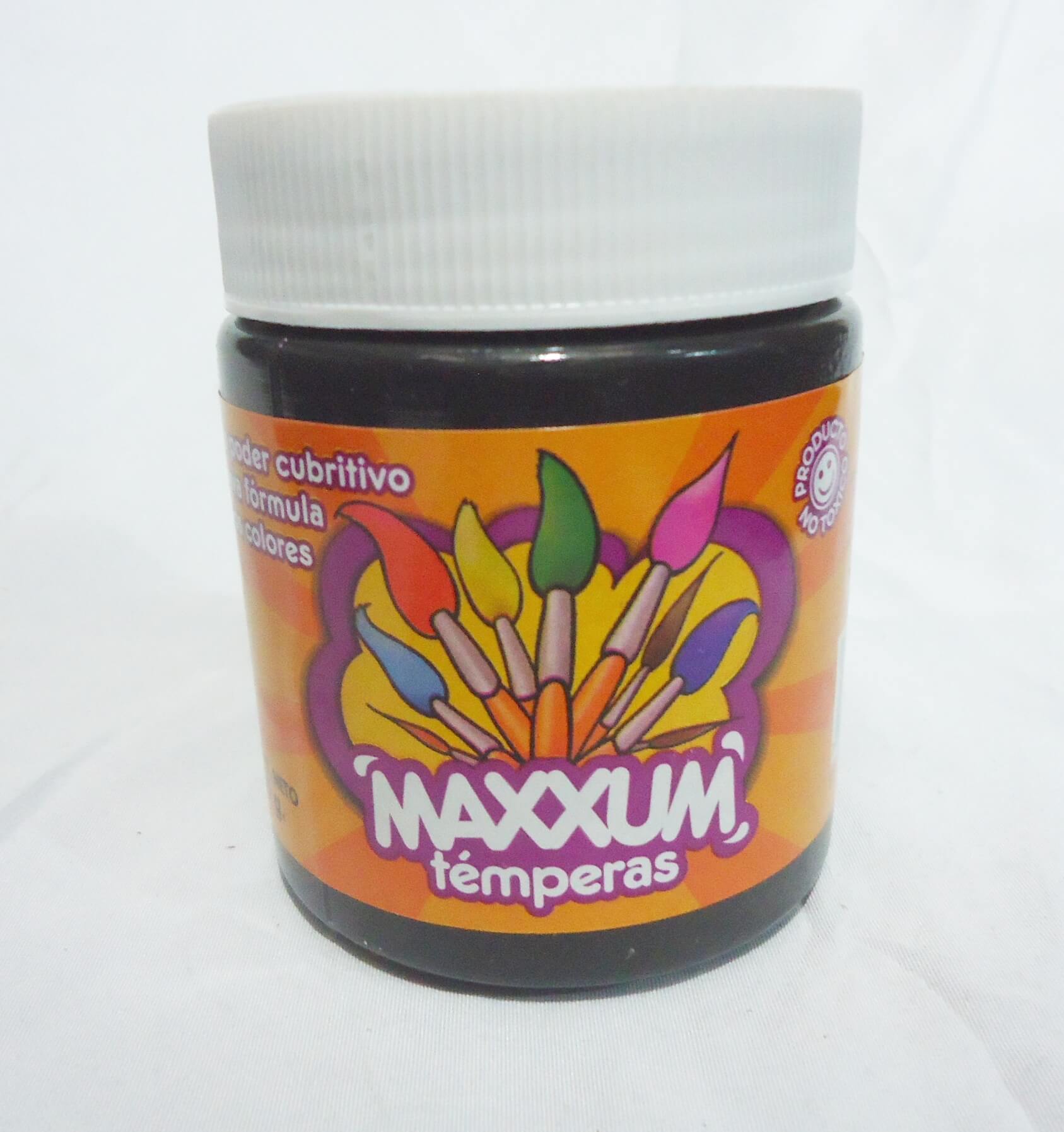 TEMPERA x250 gr  MAXXUM NEGRO