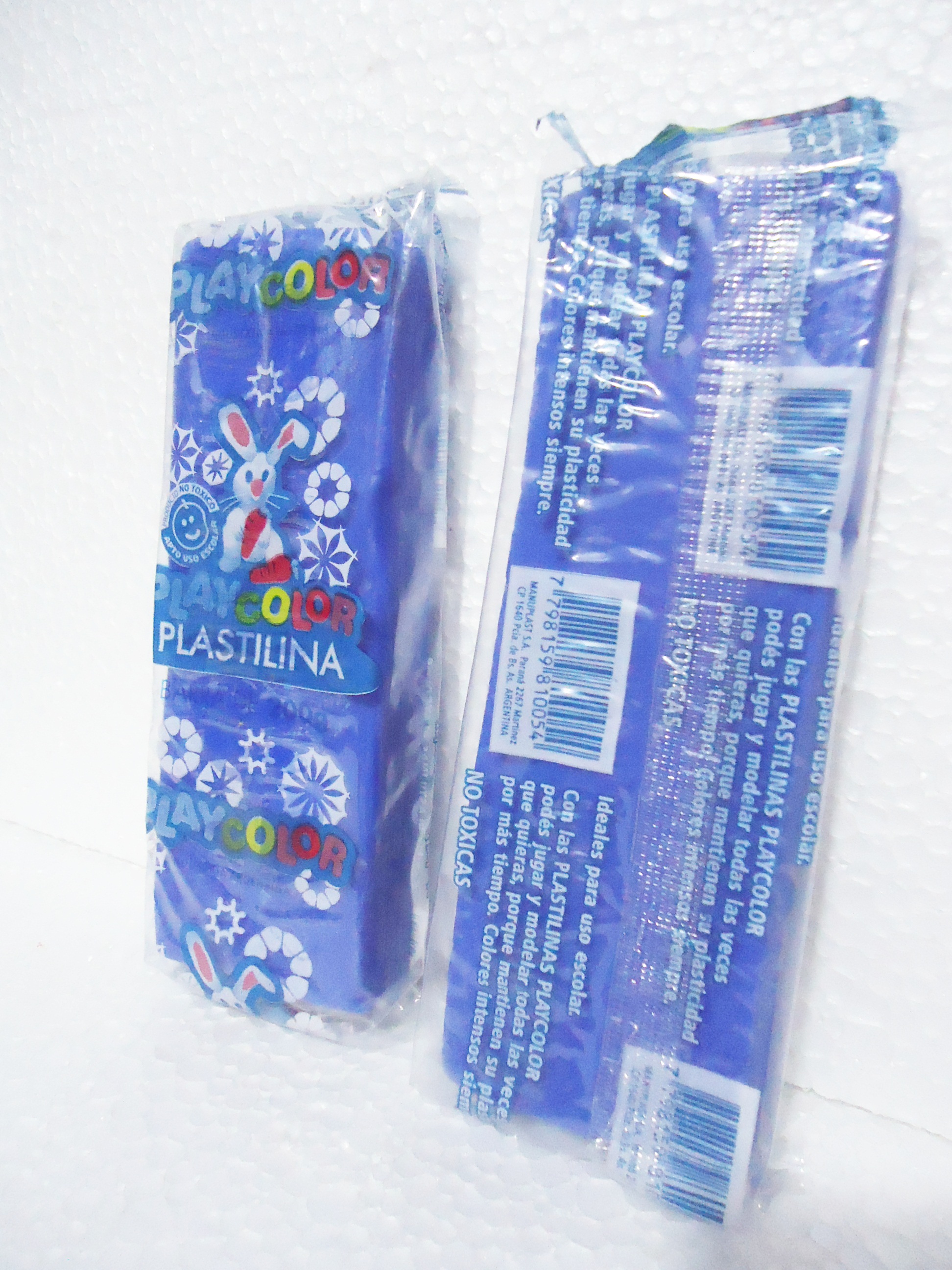 PLASTILINA PLAYCOLORx200gr AZUL