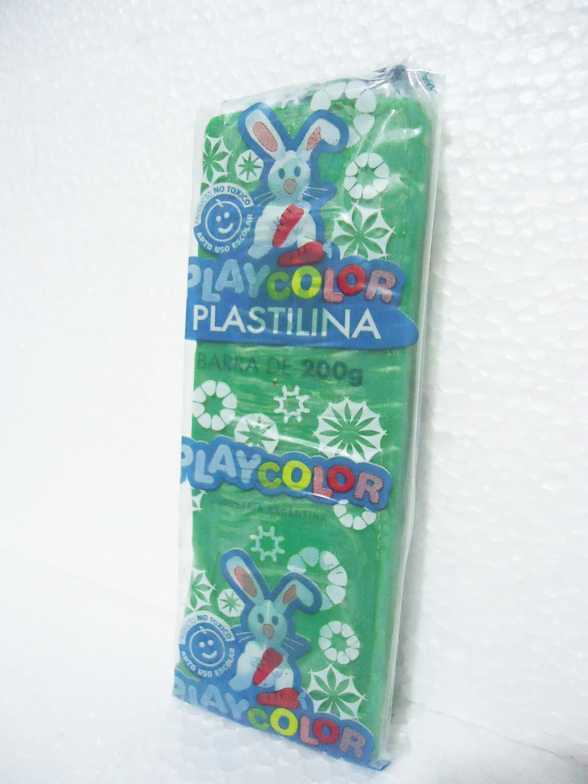 PLASTILINA PLAYCOLORx200gr VERDE