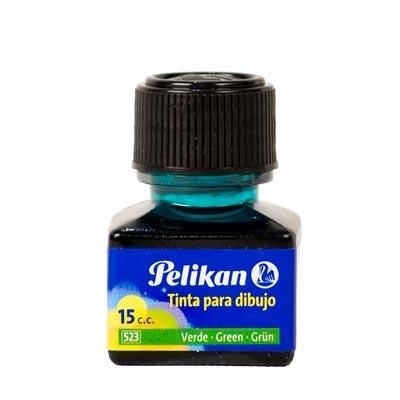 TINTA CHINA COLOR PELIKAN VERDE