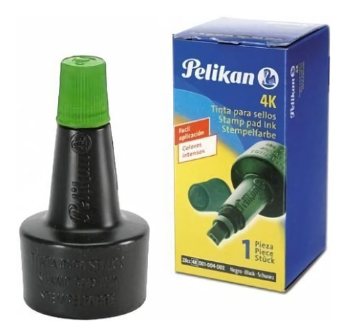 TINTA PARA SELLOS PELIKAN VERDE