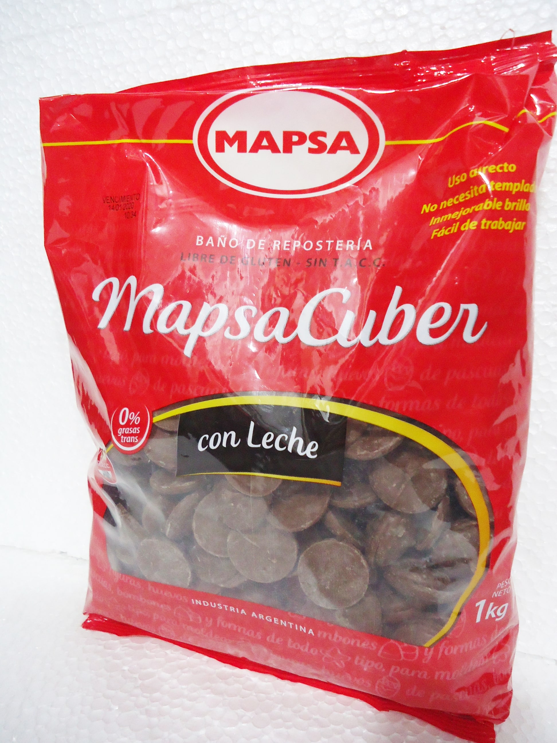 CHOCOLATE MAPSACUBER LECHE 1 Kg