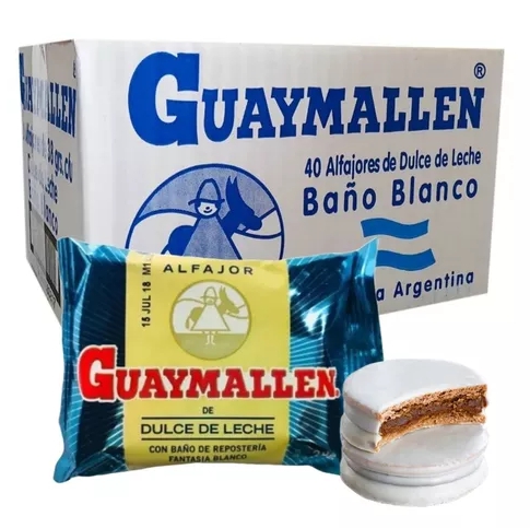 ALFAJORES GUAYMALLEN BLANCO x 40