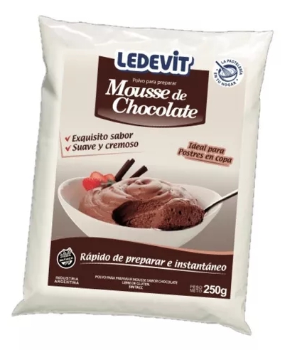 MOUSSE DE CHOCOLATE LEDEVIT x250gr