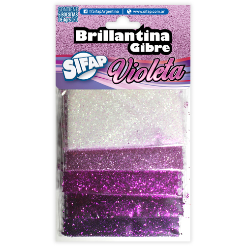 BRILLANTINA GIBRE 5X4GRS VIOLET SIF