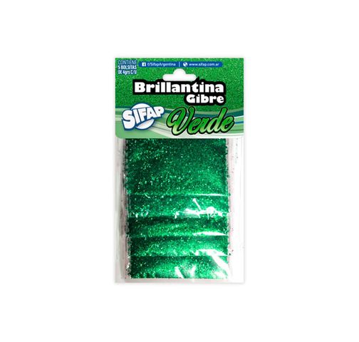 BRILLANTINA GIBRE 5X4GRS VERDE SIFAP