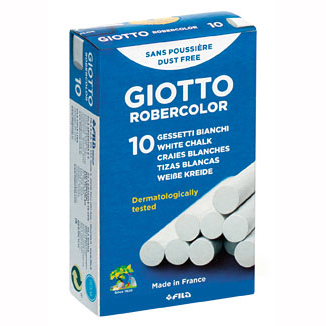 TIZA BLANCA x10 GIOTTO NO TOXICA/NO MANC