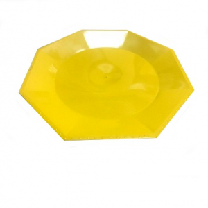 PLATO OCTOGONAL 23 cm AMARILLO x10