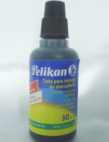 TINTA P/MARCADORES PELIKAN VERDE SOLVENT