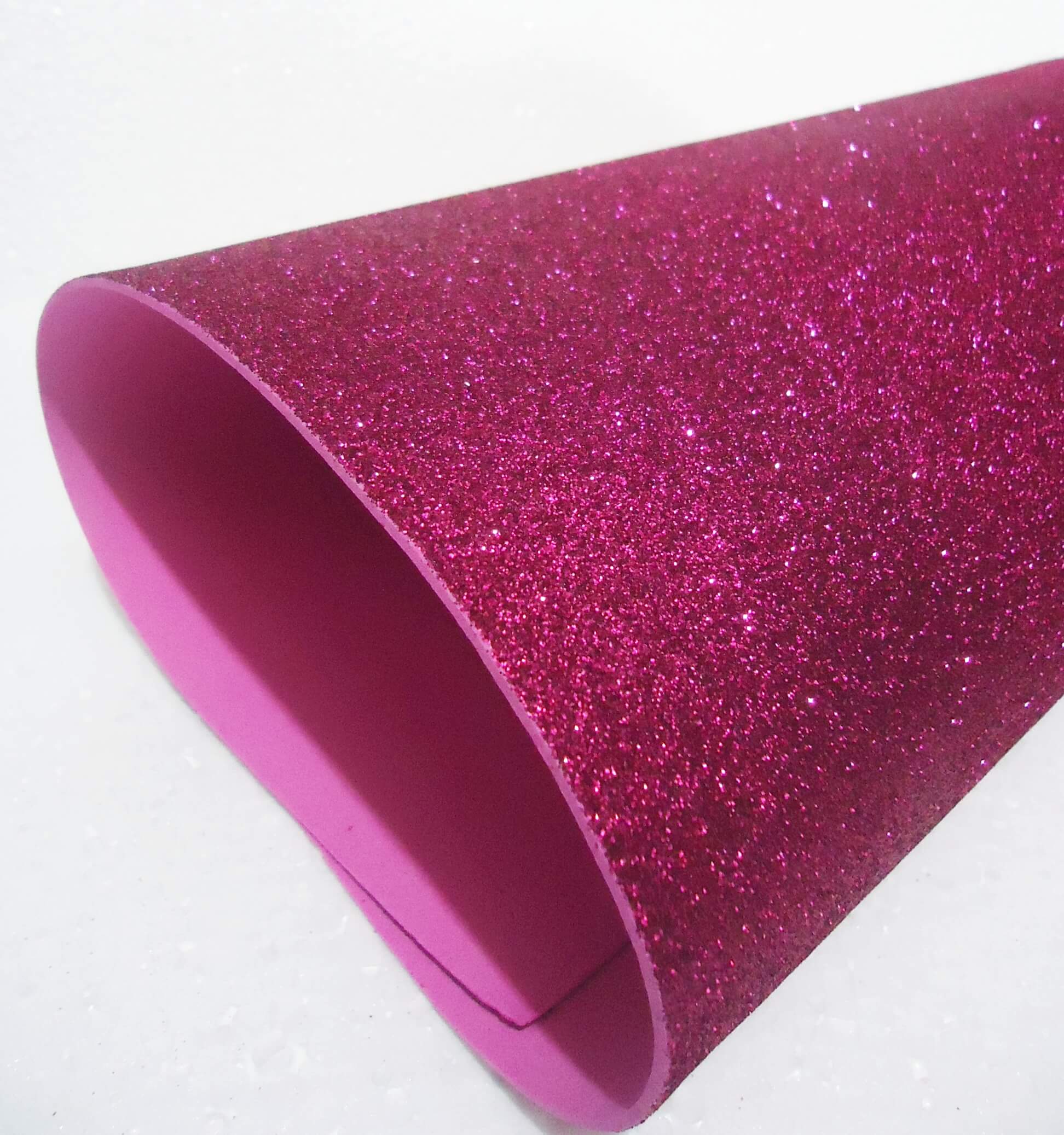 GOMA EVA BRILLO FUCSIA