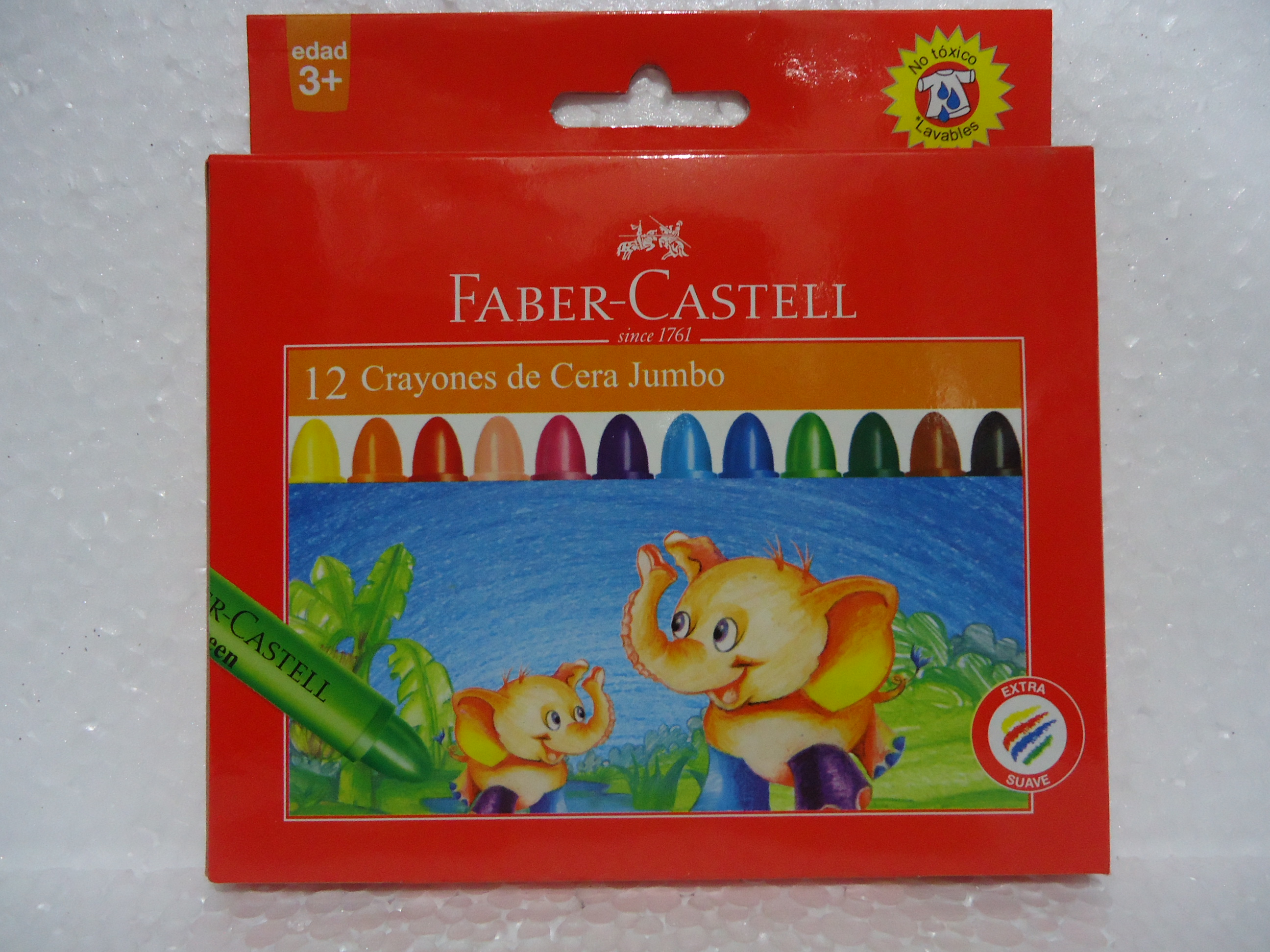 CRAYONES FABER CASTELL JUMBO X12