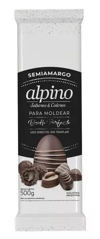 CHOCOLATE LODISER X500GR SEMI AMARGO