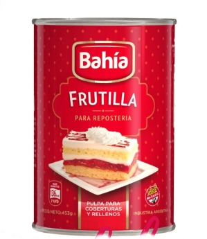 FRUTILLAS Y RELLENO LATA BAHIA x453gr