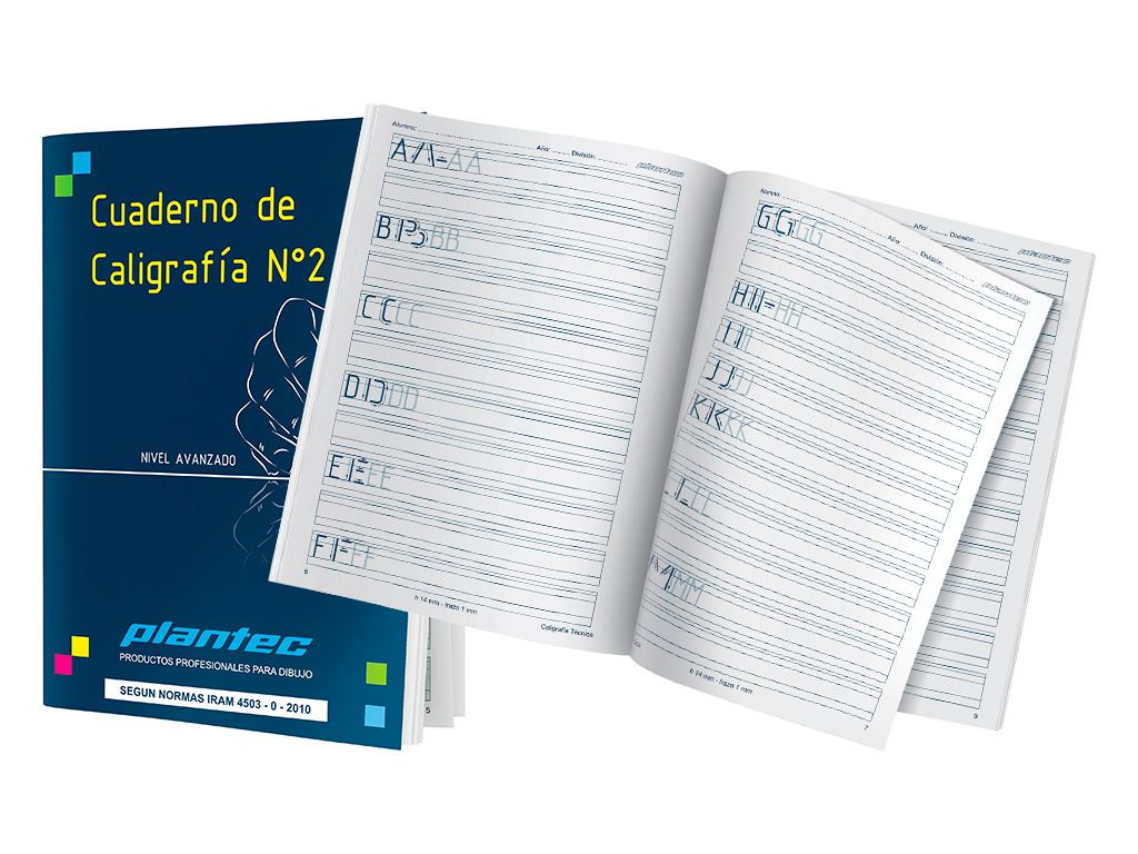 CUADERNO CALIGRAFIA PLANTEC cod 9952