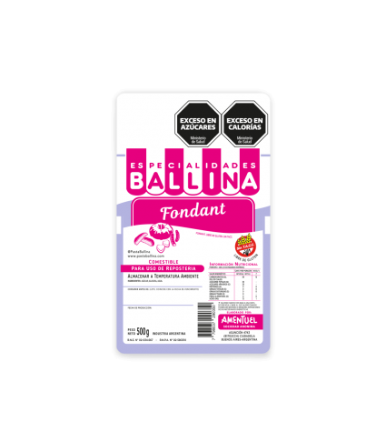 COBERTURA BALLINA FONDANT x1/2 KG