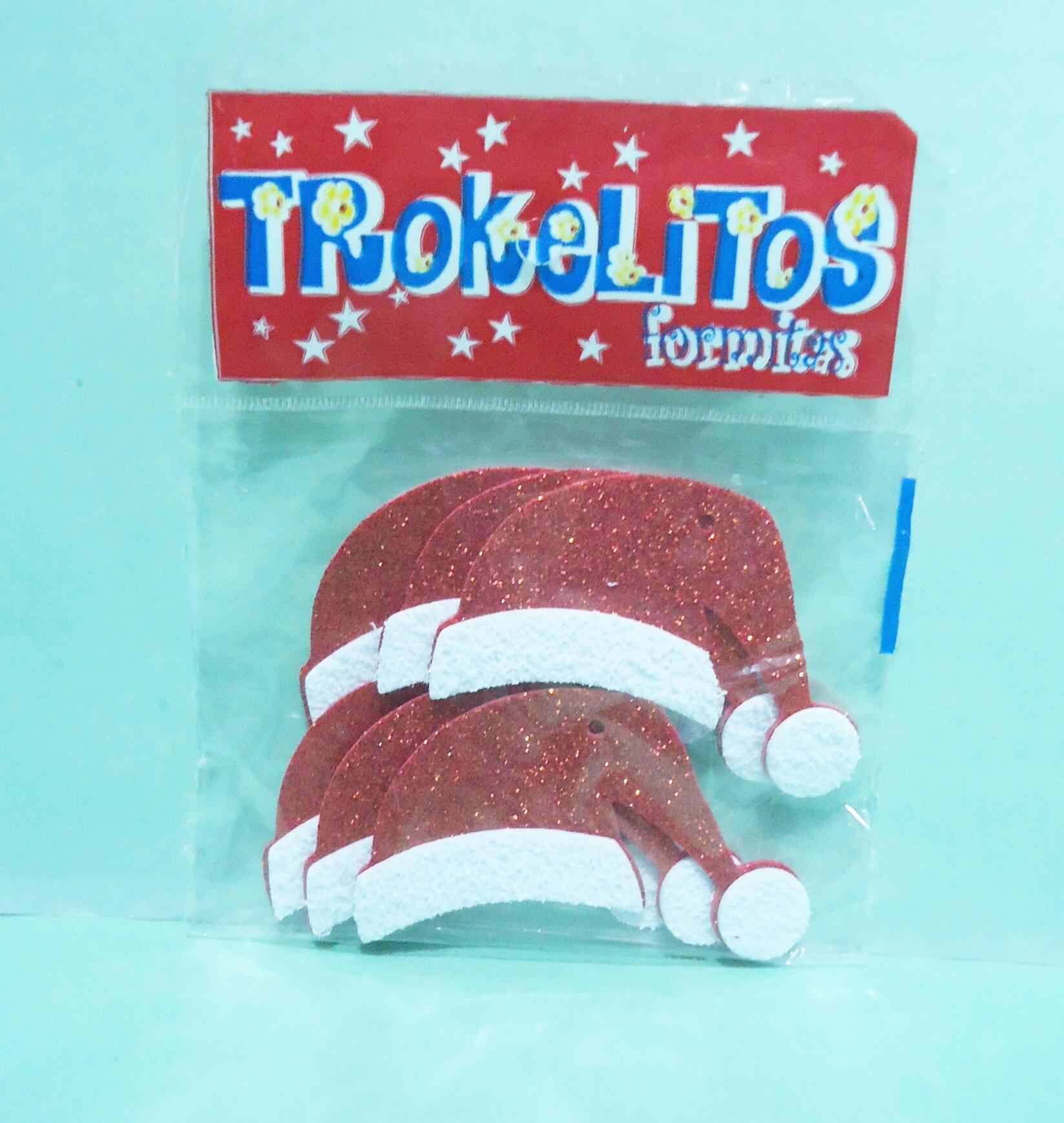 FORMITA GOMA EVA NAVIDAD TROKEL BOTA X4