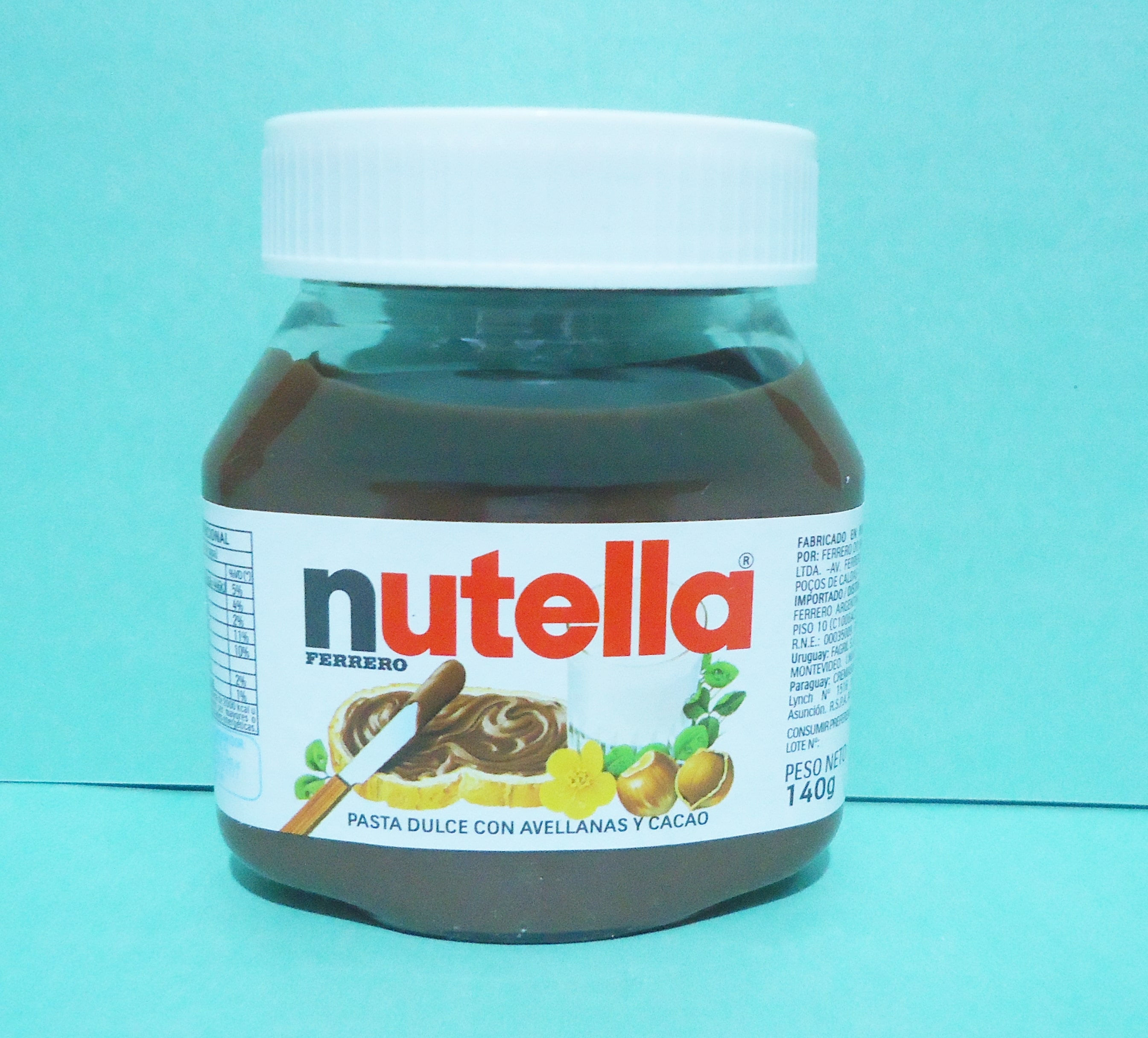 RELLENO NUTELLA 140GR