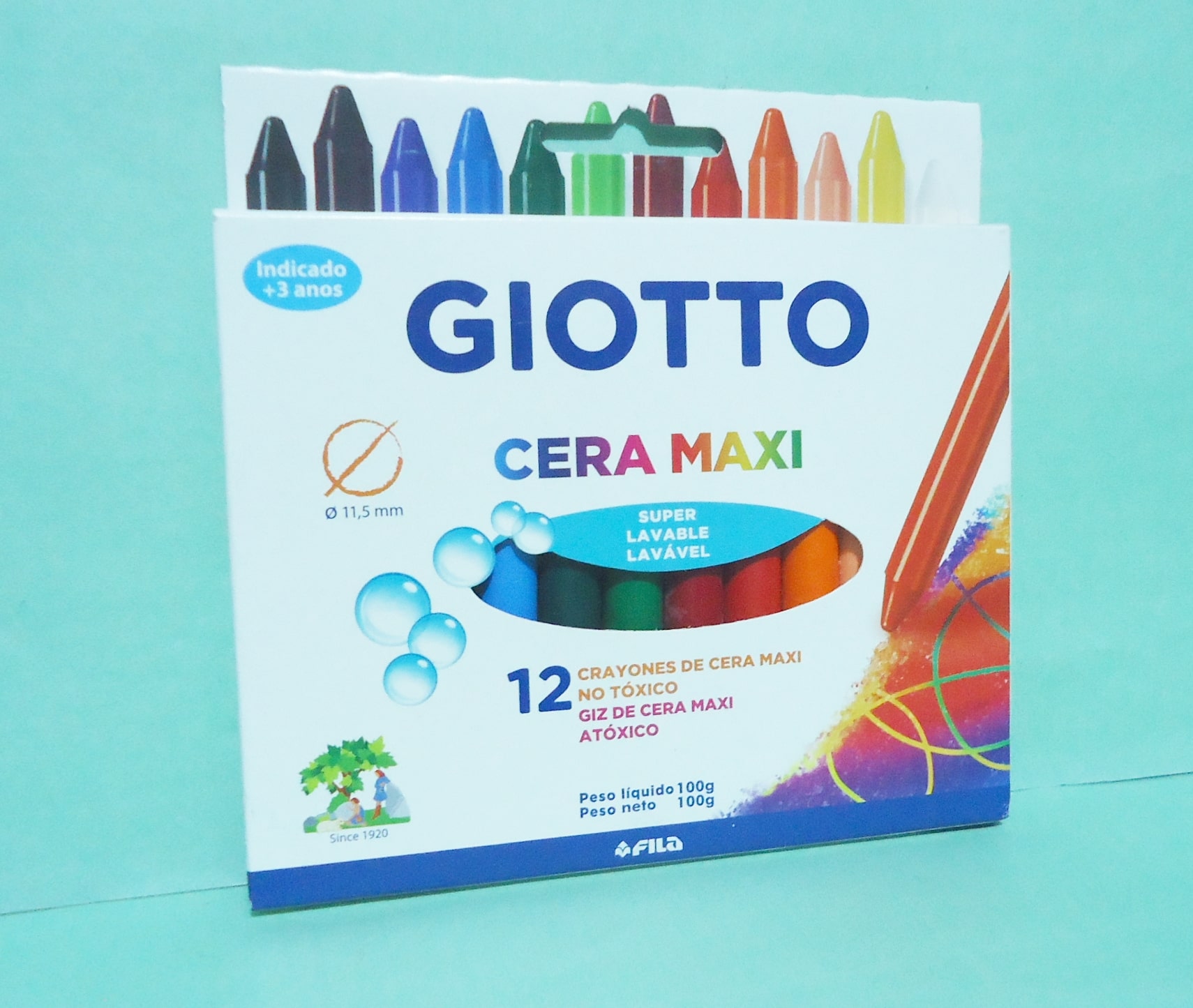 CRAYONES GIOTTO X12 CERA MAXI