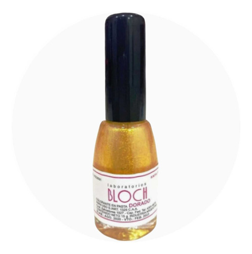 COLORANTE BLOCH METAL PINCEL DORADO 10gr