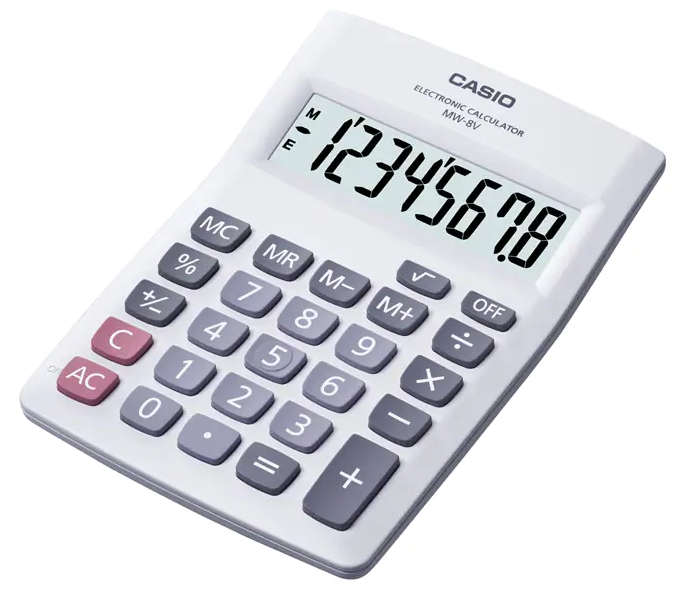 CALCULADORA CASIO MW8V