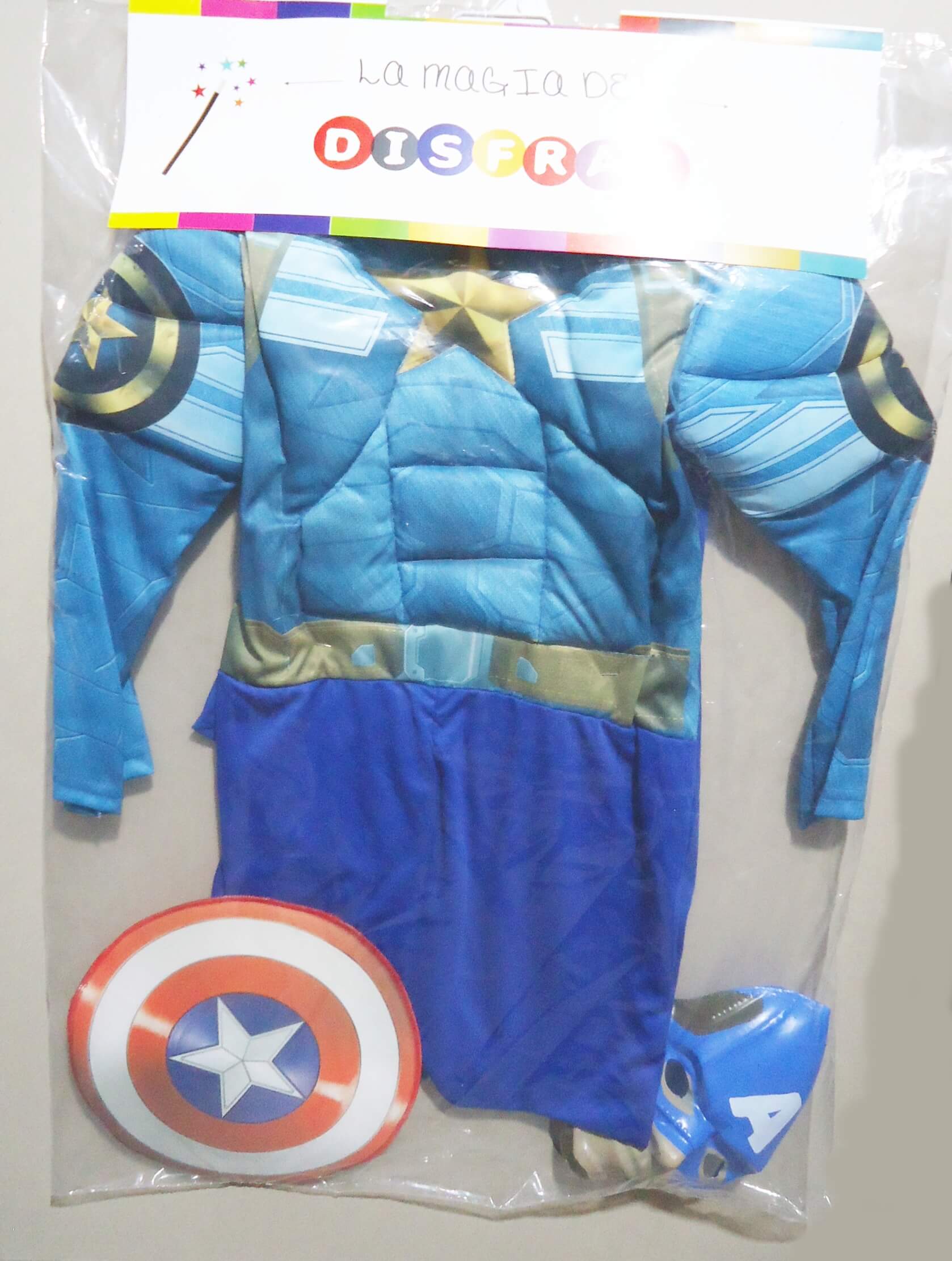 DISFRAZ MUSCULOSO CAPITAM AMERICA T2