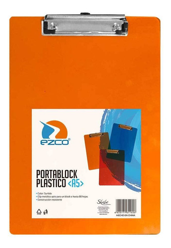 PORTABLOCK A5 EZCO ACRILICO