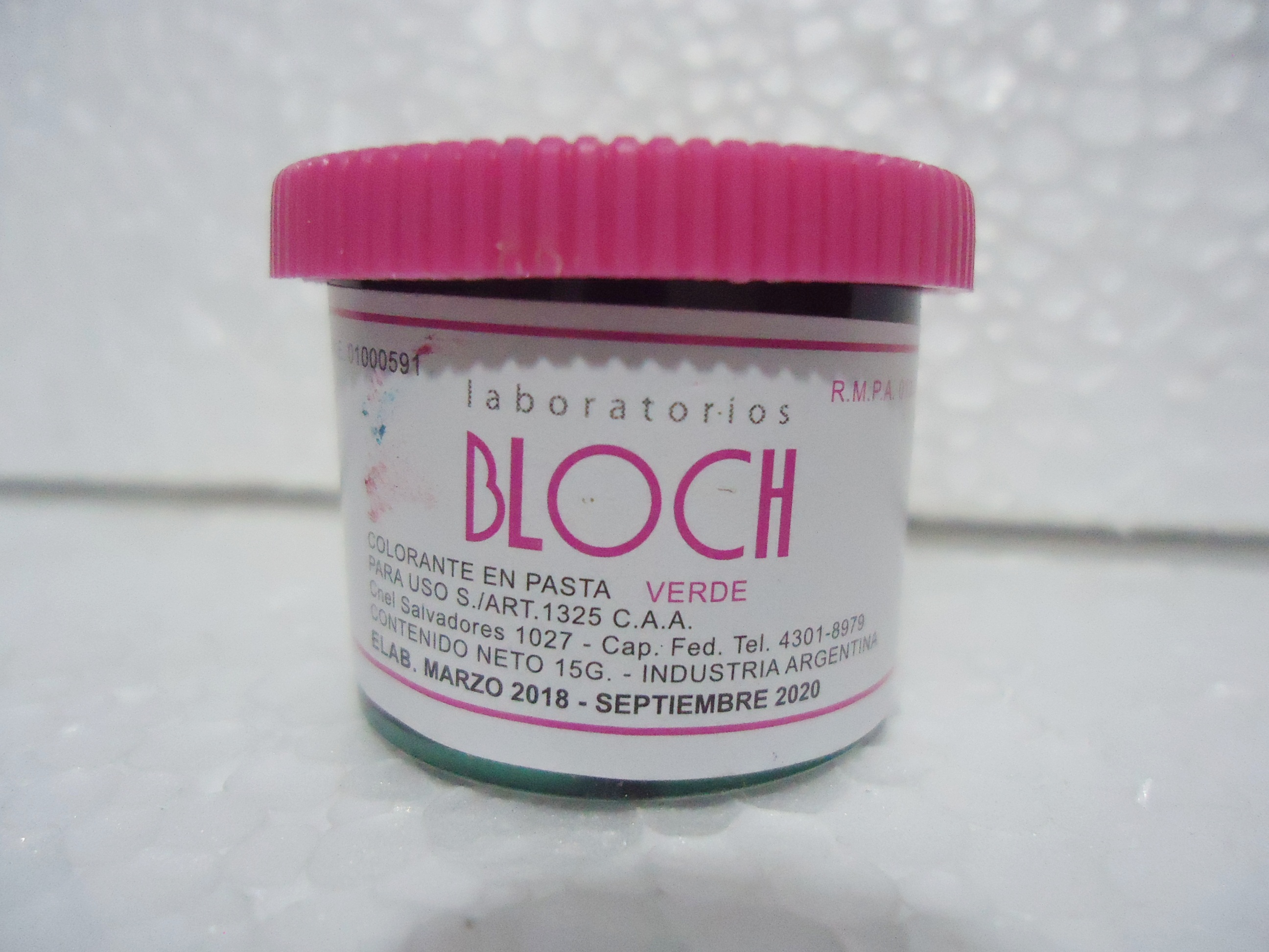 COLORANTE BLOCH VERDE