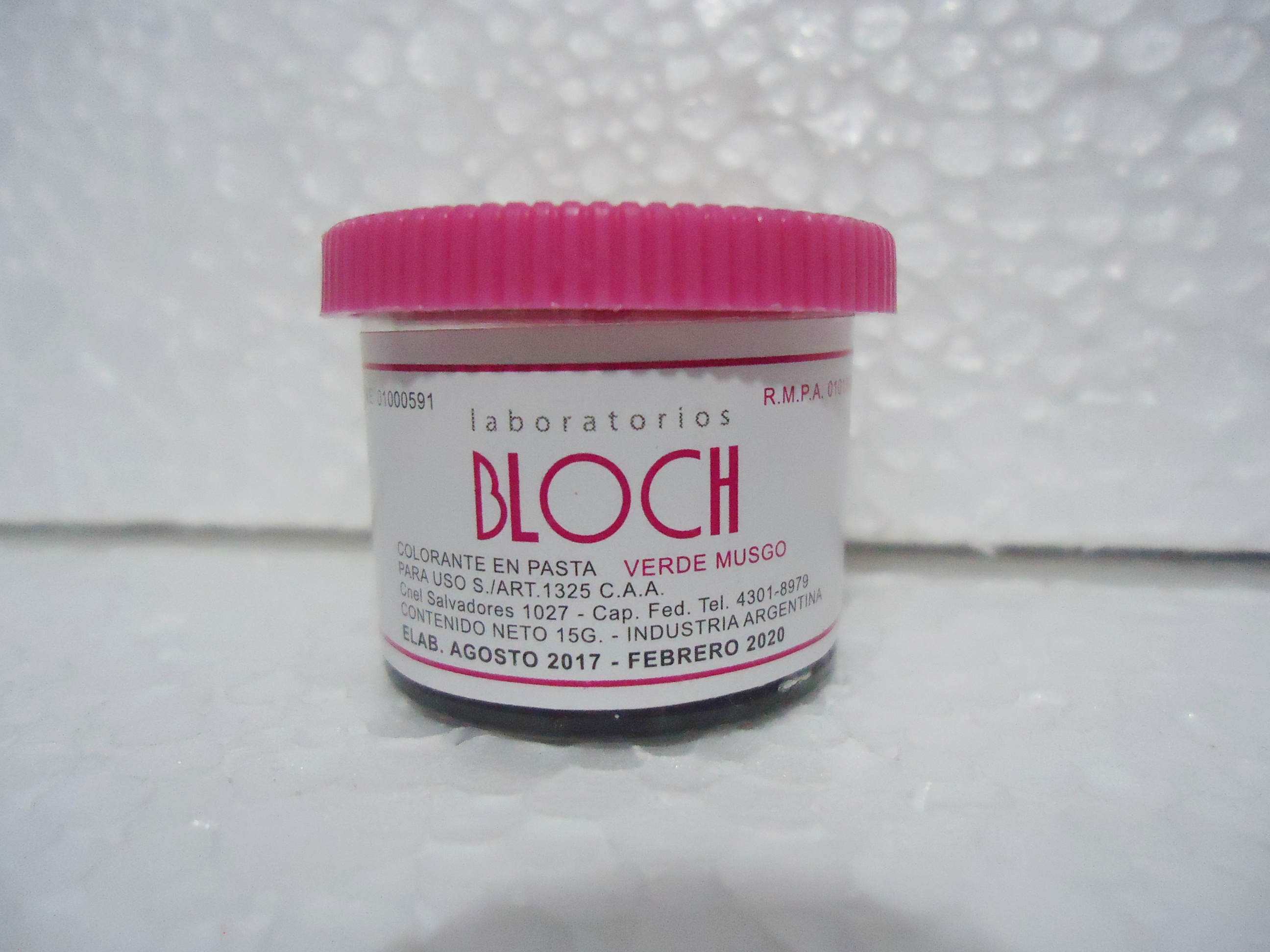 COLORANTE BLOCH VERDE MUSGO