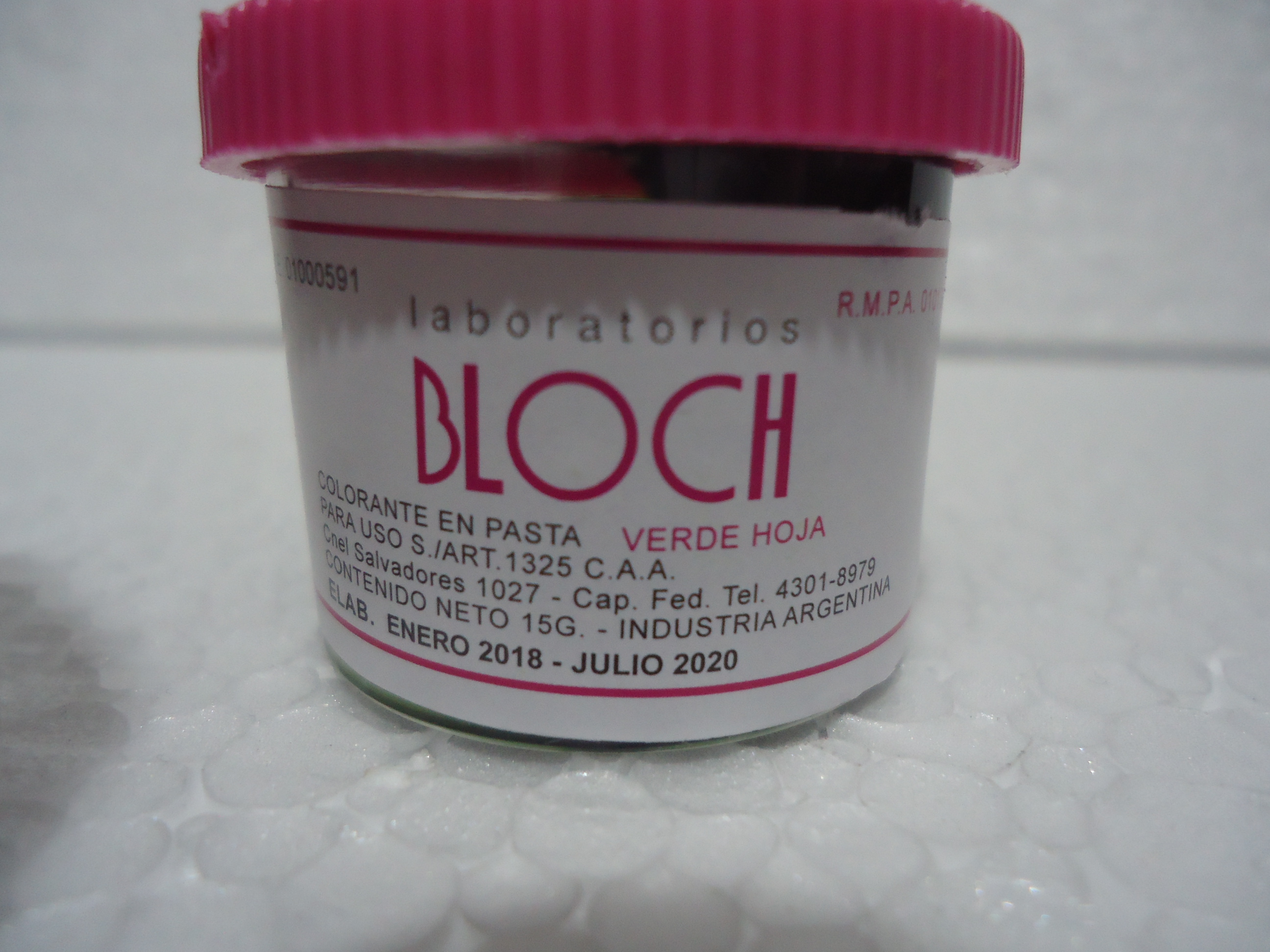 COLORANTE BLOCH VERDE HOJA