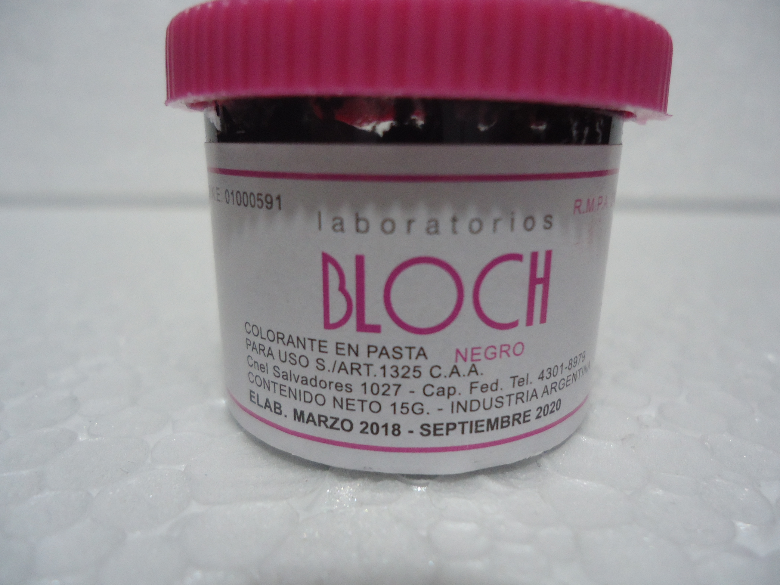 COLORANTE BLOCH NEGRO