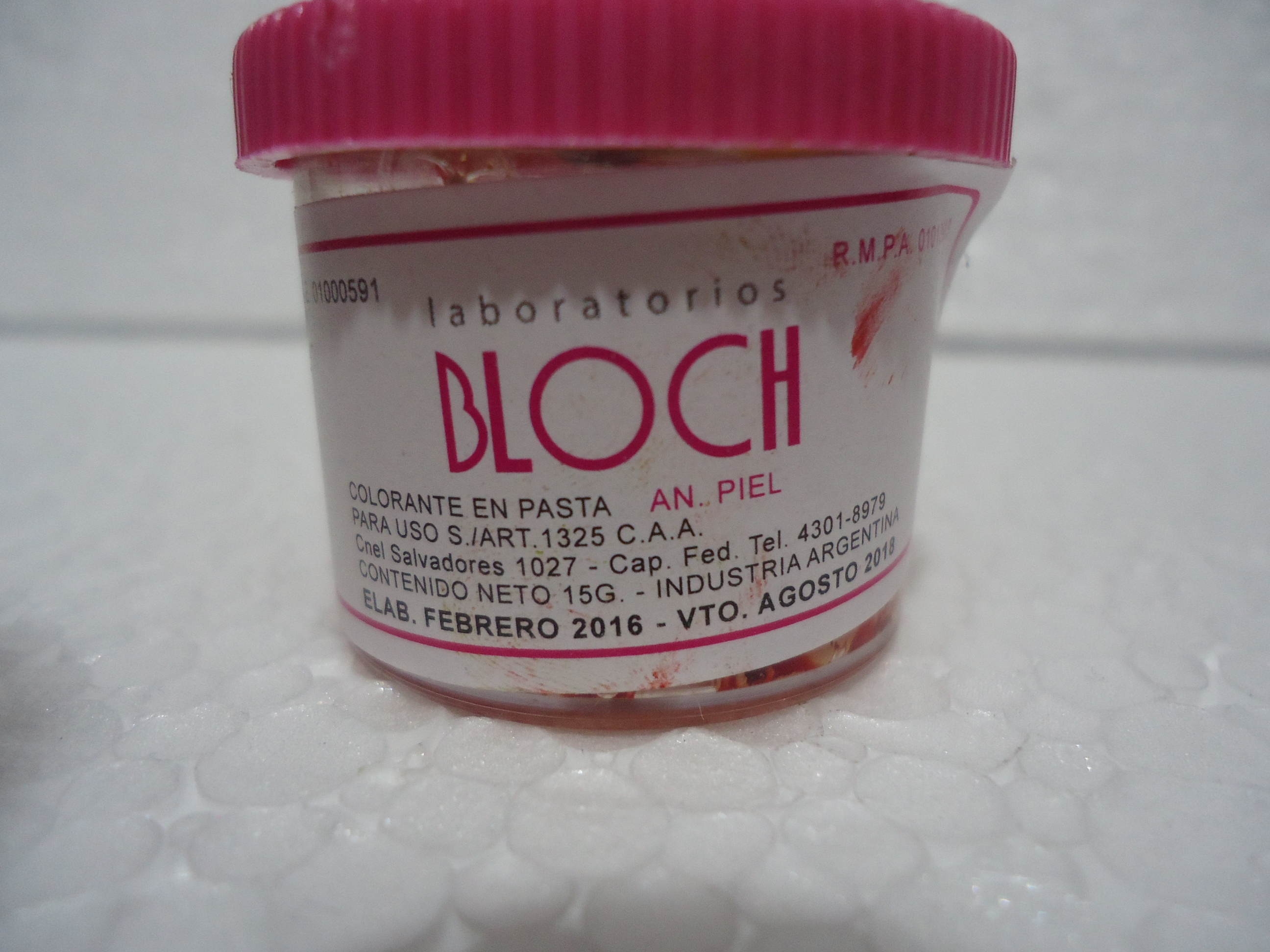 COLORANTE BLOCH PIEL