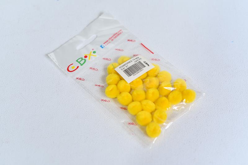 POMPON X25 CBX AMARILLO 25MM