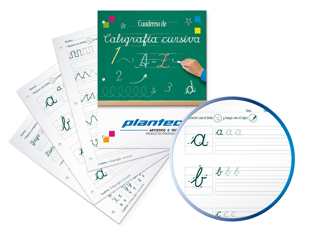 CUADERNO CALIGRAFIA PLANTEC CURSIVA