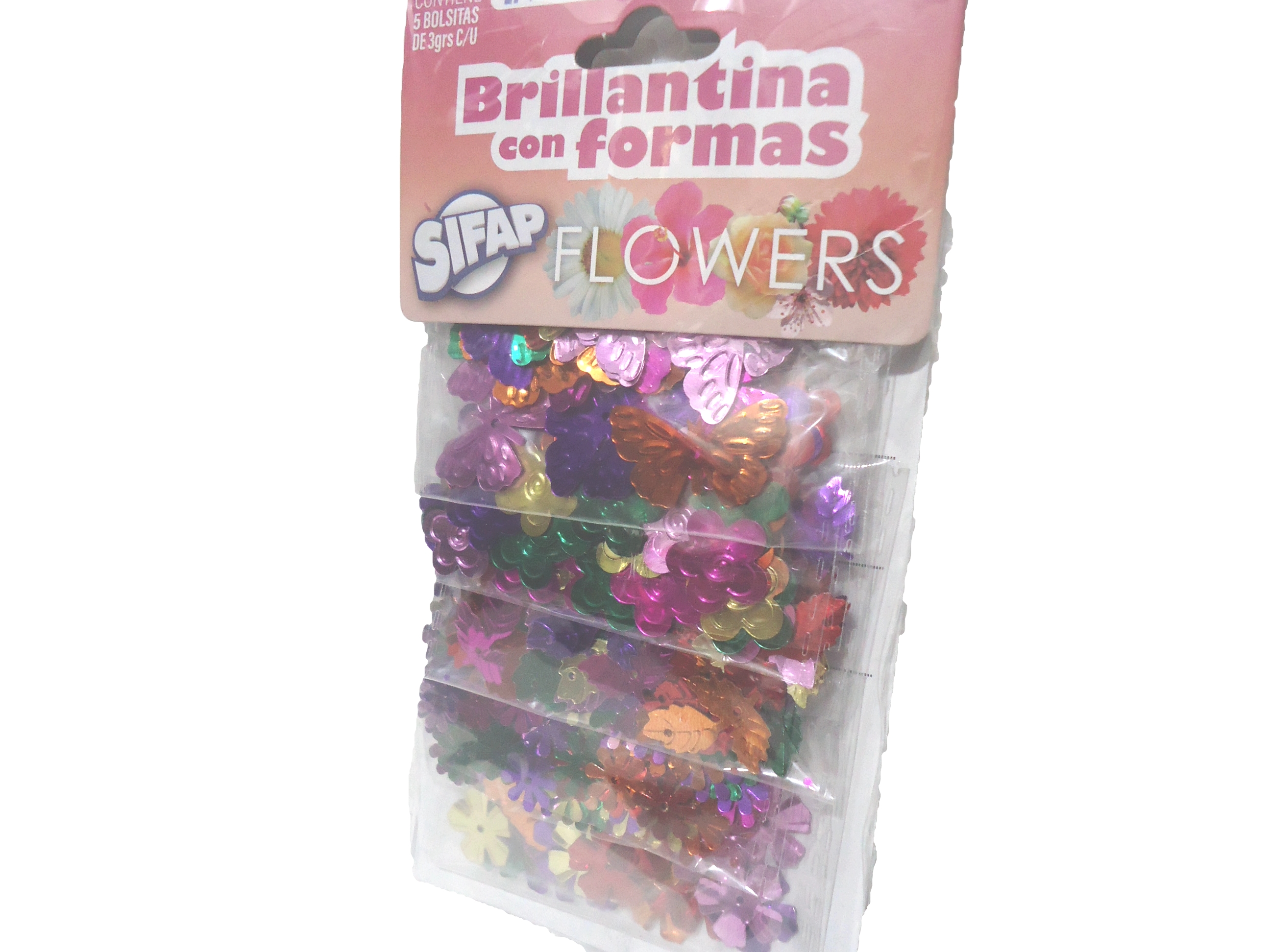 BRILLANTINA CON FORMAS FLOWERS