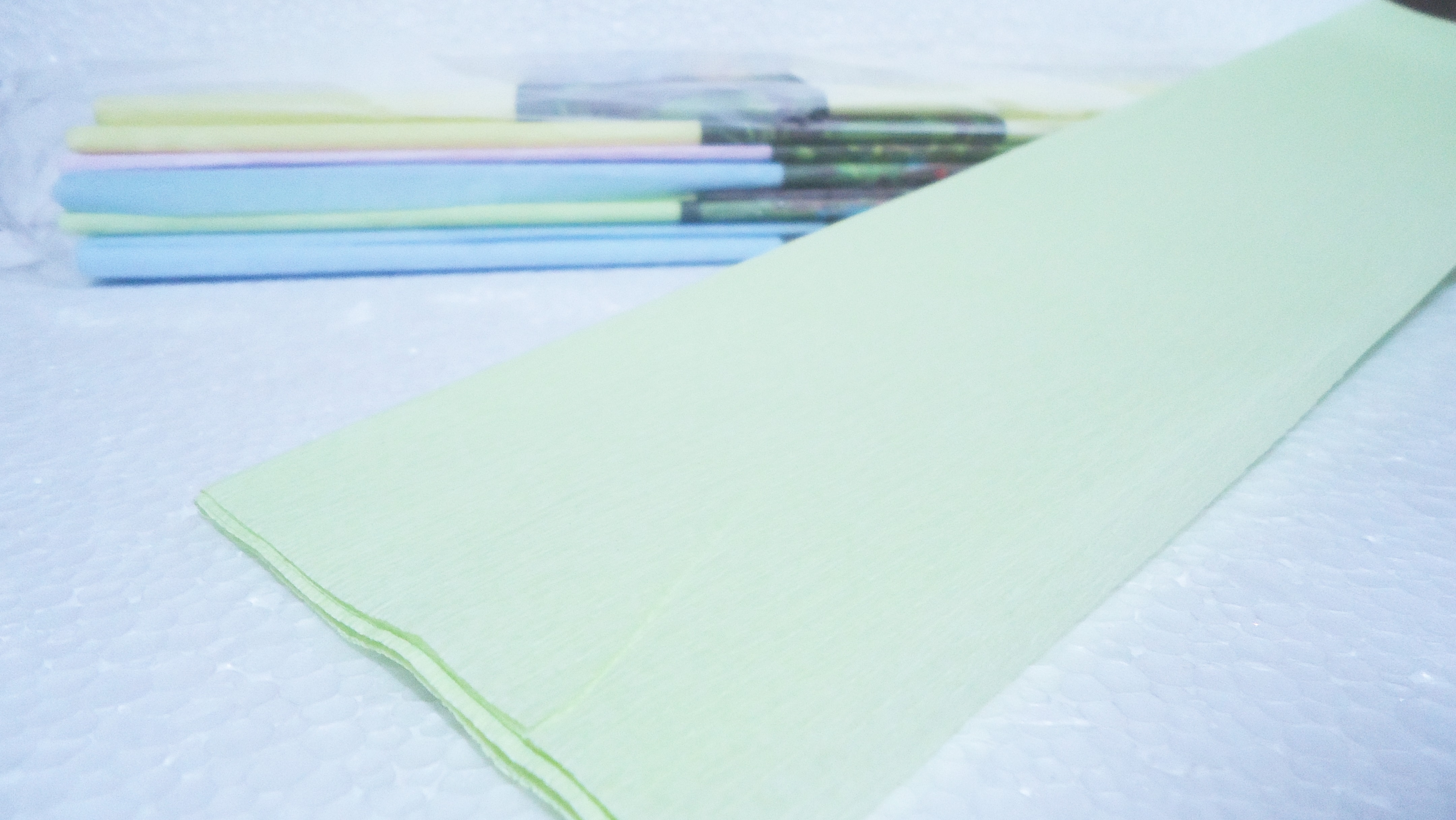 PAPEL CREPE PASTEL VERDE