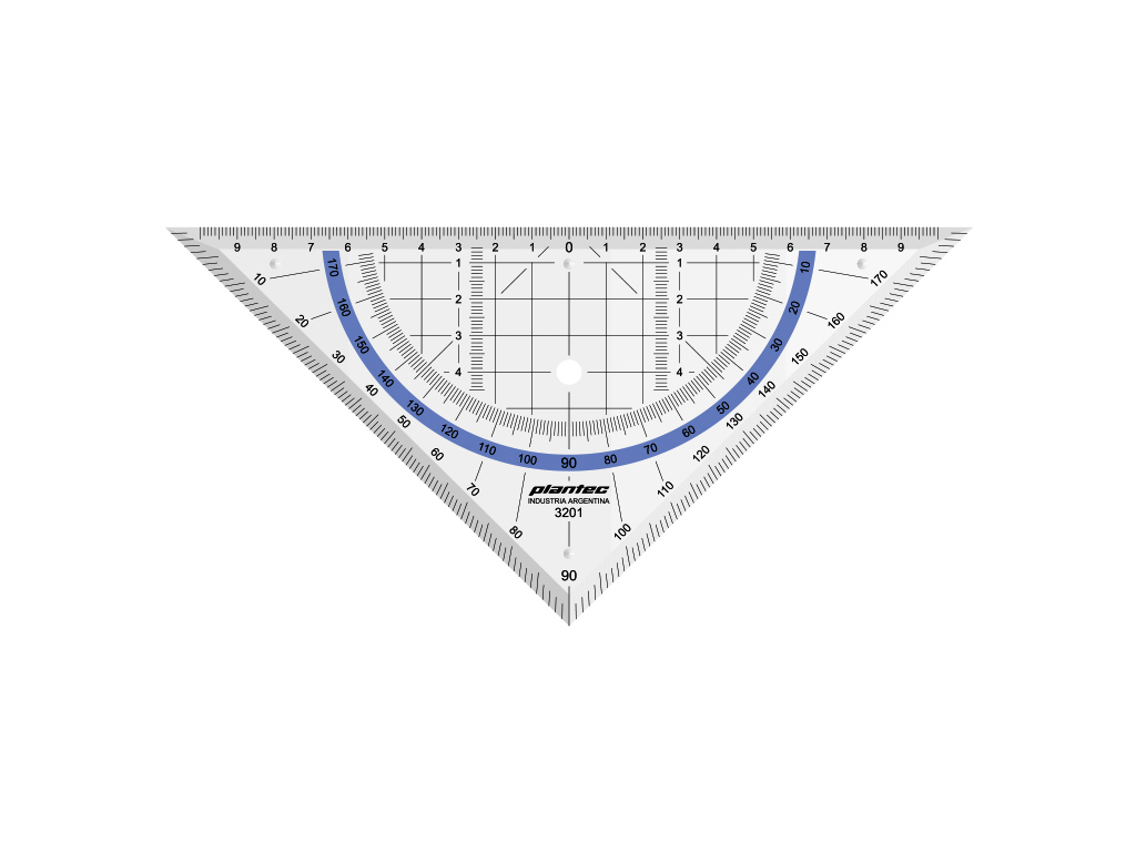 ESCUADRA MULTIUSO HIPOTENUSA 217MM PLANT