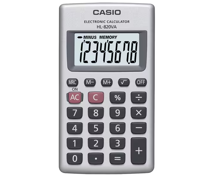 CALCULADORA CASIO HL-820VA