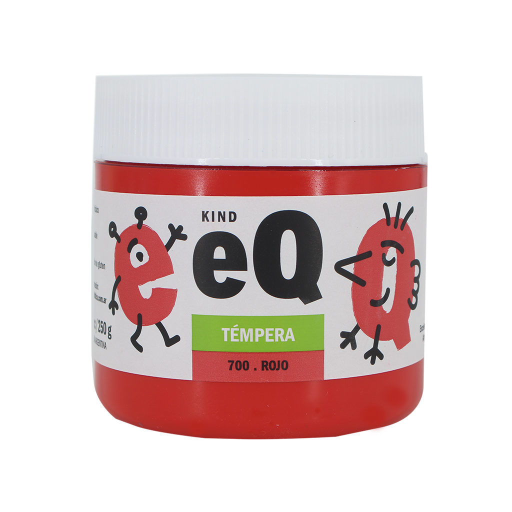 TEMPERA x250 gr  EQ ROJO