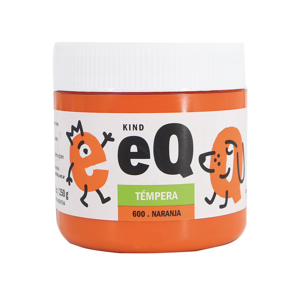 TEMPERA x250 gr  EQ NARANJA