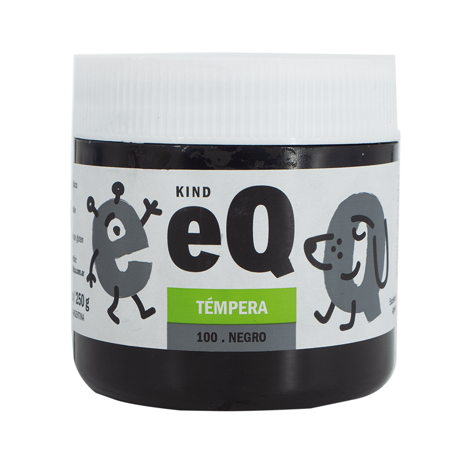 TEMPERA X250 gr  EQ NEGRO