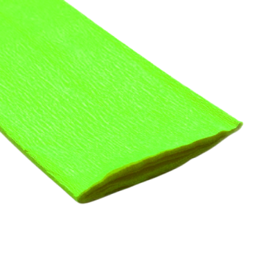 PAPEL CREPE FLUO VERDE MANZANA