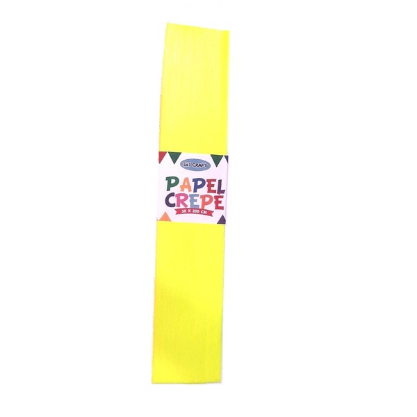 PAPEL CREPE FLUO AMARILLO