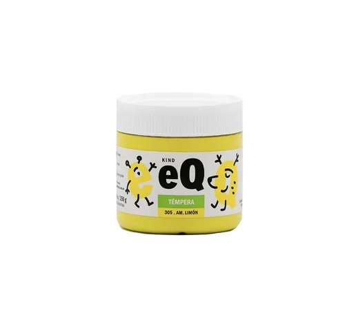 TEMPERA x250 gr  EQ AMARILLO LIMON