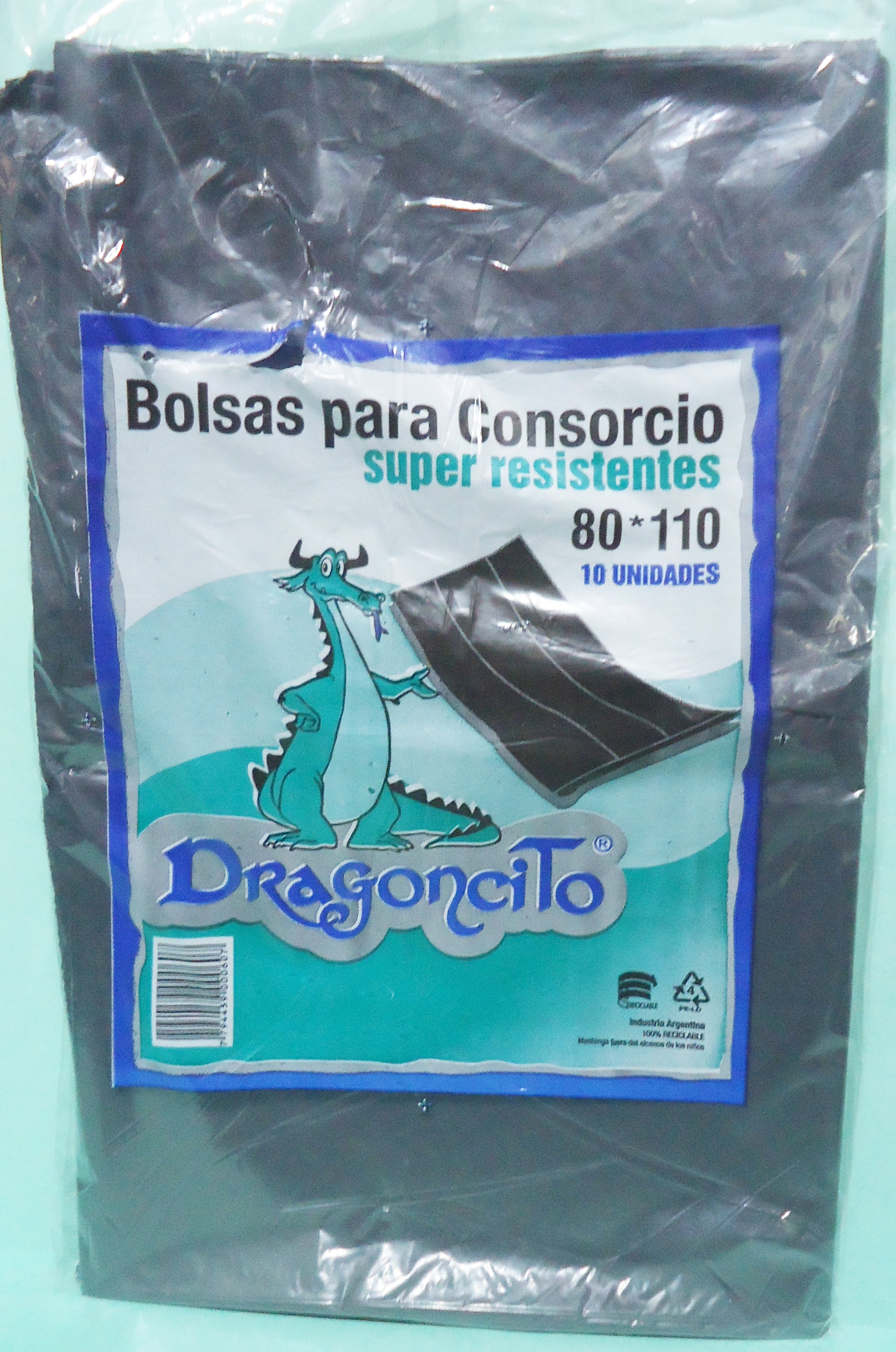 BOLSA CONSORCIO 80x110 x10 DRAGONCITO